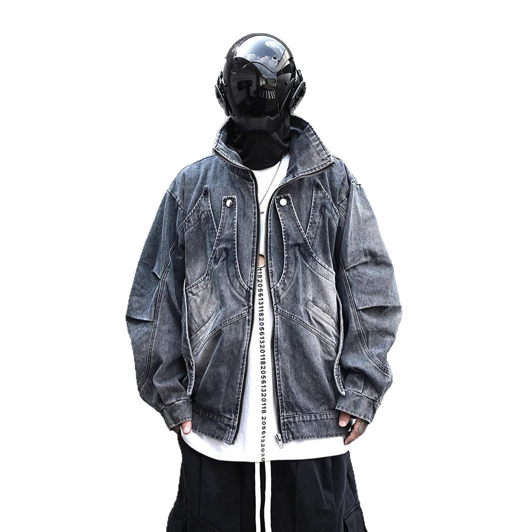 Punk Streetwear Denim Jacket (Premium)