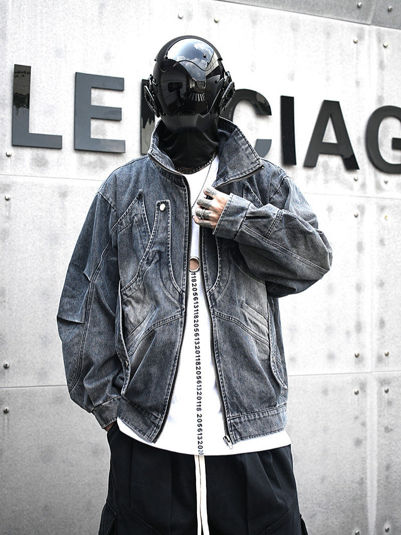 Punk Streetwear Denim Jacket (Premium)
