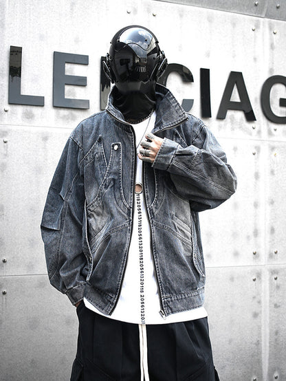 Punk Streetwear Denim Jacket (Premium)