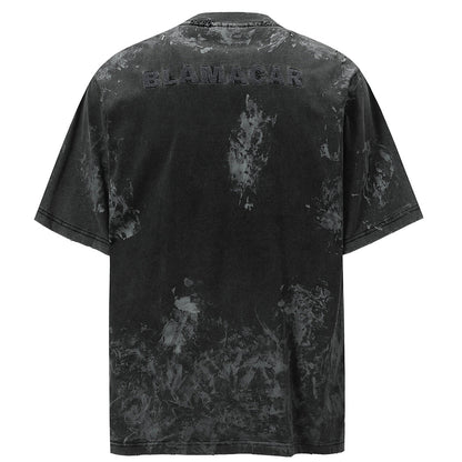 Vintage Hand-Painted Cotton T-Shirt