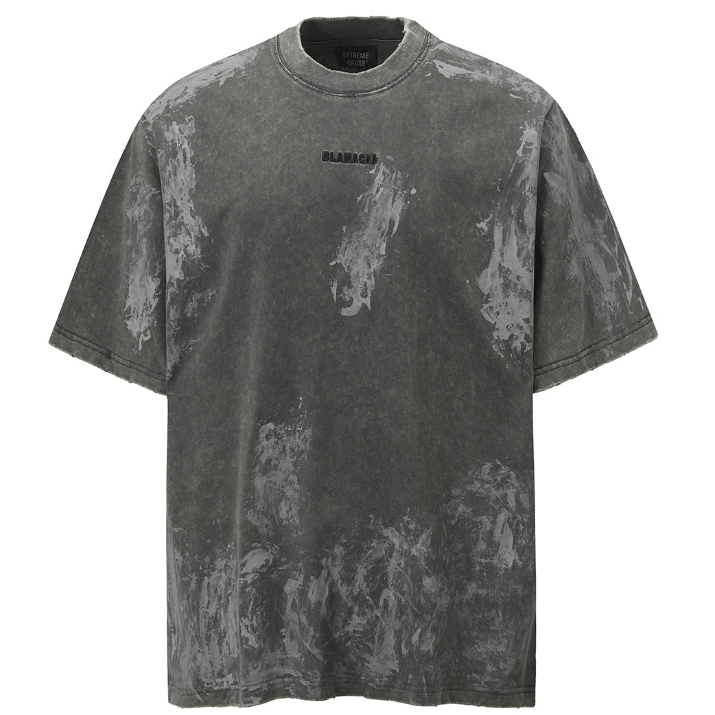 Vintage Hand-Painted Cotton T-Shirt