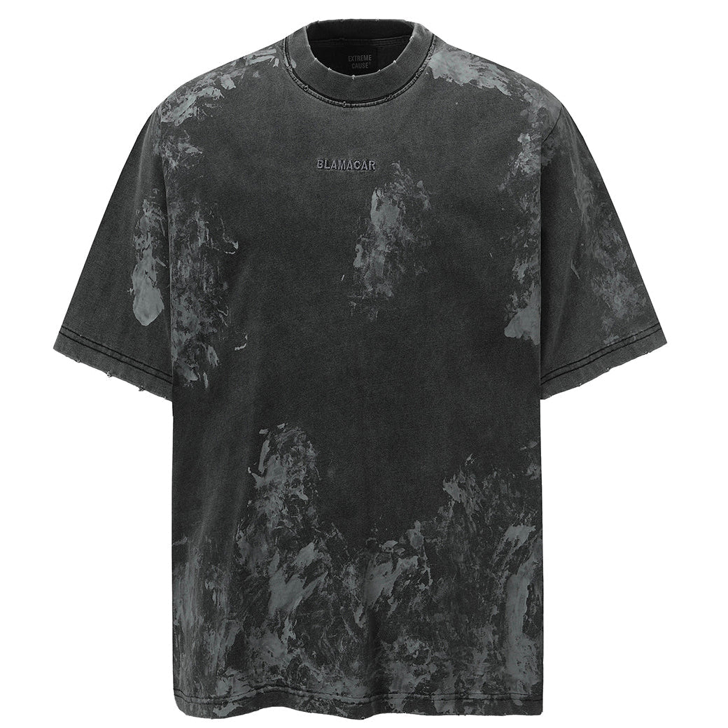 Vintage Hand-Painted Cotton T-Shirt